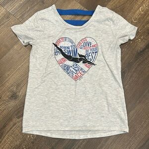 Justice Swimmer Tee Size 10